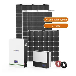 Solar Electric Power Supply System Package Solar Panels System 5kw 10kw off grid solar system