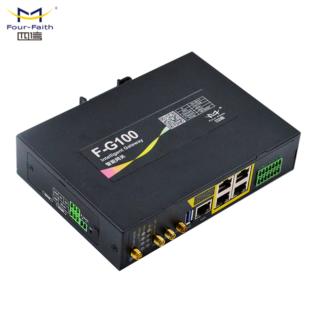 Four-Faith F-G100 Edge Computing Industrial Gateway Long Range WiFi Intelligent IoT Fujian