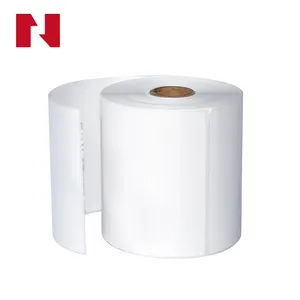 Rollo adhesivo de papel térmico impreso personalizado para apoyar a pequeñas empresas, 500 Uds., etiquetas adhesivas redondas