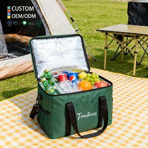 Wholesale Eco Friendly Insulated Cooler <b>Bag</b> Reusable Waterproof for Outdoor Camping Picnic <b>Beach</b> Travel Hiking Fishing - Product Image 1