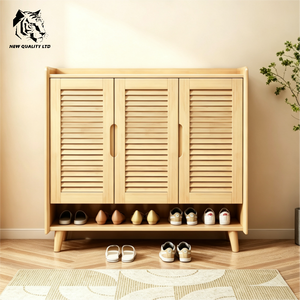 china factory low cost customized huge stock ready to ship <b>shoe</b> cabinet new designed living room furniture wood <b>shoes</b> wardrobe - Product Image 5