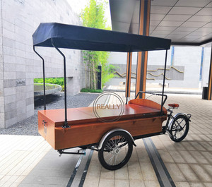 Est óbile leclectric arargo Ike railrailer 3 Wheel ricricycle con ronront asasket OOD icicycle offoffee read - Product Image 5