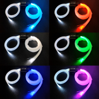 Kit de plafond étoilé à fibres optiques 12W RGBW 2 en 1 avec effet de météore, avec application/télécommande pour voiture ou maison