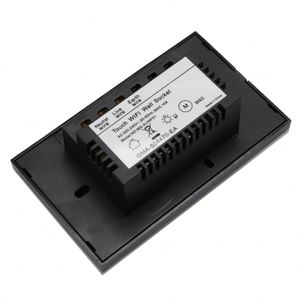 Akıllı <span class=keywords><strong>Wifi</strong></span> çift abd dokunmatik duvar soket Google Alexa akıllı ev Google yardımcısı gerçek temperli cam Panel abd standart 10A - Product Image 6