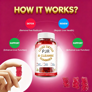 Bonbons de désintoxication du foie pour adultes de marque privée avec des enzymes digestives stimulées par le chardon-marie pour soutenir la santé du foie et le bien-être au quotidien - Product Image 2