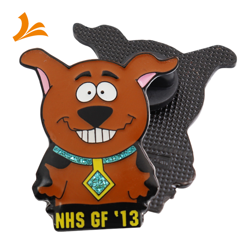 На заказ нет минимального количества эпоксидные купольные мягкие булавки с мультяшными блестками эмалевые булавки