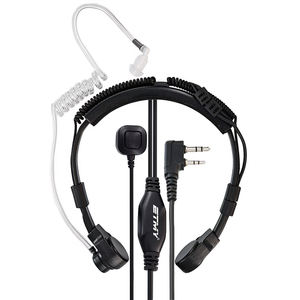 Auricular con Micrófono de Garganta y Tubo Acústico de 2 Pines Tipo K para Walkie Talkie Baofeng UV-5R UV-82, para Guardias de Seguridad y Vigilancia - Product Image 5