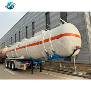 Efficiency factory customized 3 axle 45000 liters 50000 liters oil tanker truck trailer liquid tank trailer fuel tanker