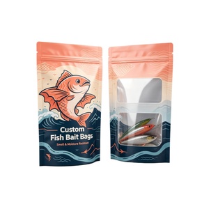 Sacs à appâts de pêche personnalisés, résistants, anti-odeurs, en Mylar, livraison rapide, MOQ 500 pièces pour les pêcheurs américains - Product Image 1