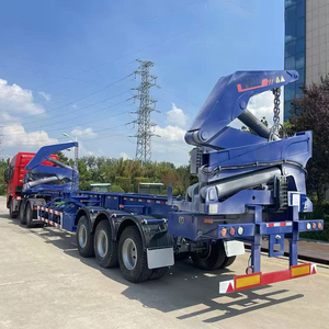 Semirremolque de Acero de 3 Ejes con Elevador Lateral para Contenedores, Hidráulico con Control Remoto Inalámbrico, Carga Útil Máxima Superior a 30000 Kg - Product Image 1