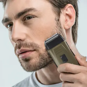 Lavabile Usb ricaricabile elettrico rasoio teste faccia barba capelli rasatura macchina lamina rasoio per gli uomini