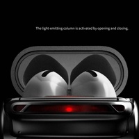 Étui de style jeu mecha cool pour Airpods Series, coque de protection rigide 3D futuriste pour écouteurs sans fil