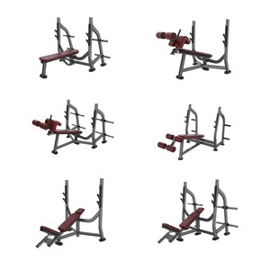 <span class=keywords><strong>Banc</strong></span> d'entraînement complet en fer réglable directement de l'usine pour des entraînements Pro Gym efficaces stimulant la mise en forme musculaire complète - Product Image 1
