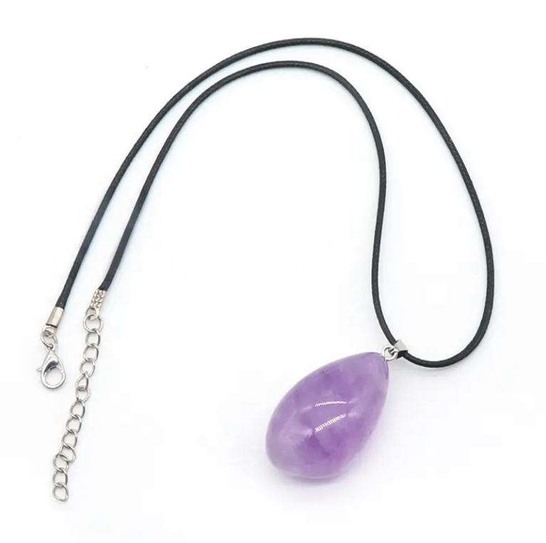 Malahill Collana Lunga Donna Uomo In Pietre Naturali Fatte A Mano - Gioiello Originale Con Perle Di Pietra Regolabile, Design Unico