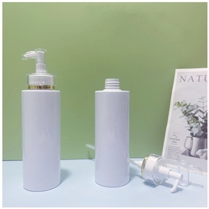 100ml 120ml 150ml 200ml 250ml 300ml 400ml 500ml Luxury White Clear Plastic Lotion Bottle With Pump - Product Image 4