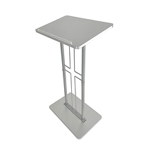 Pupitres et podiums modernes en acrylique et bois sur mesure pour salles scolaires, conférences, discours, présentations et églises