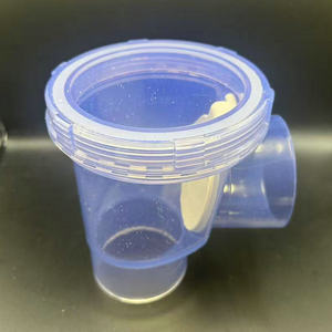 Clapet anti-retour transparent en PVC 1 1/2 pouce pour tuyau d'évacuation d'évier de cuisine - Product Image 2