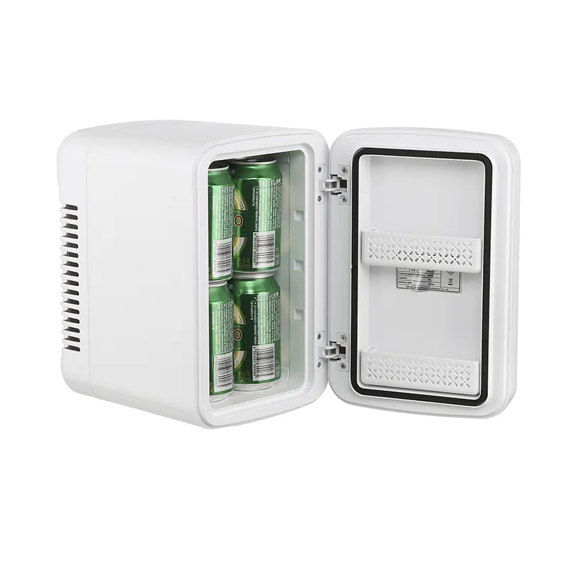 6L Smart Fridge Mini Cosmetic Fridge Freezers DC12V Small Fridge for Hotel Kitchen Dorm Room Refrigerators