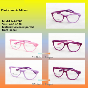 Cambiando de color al aire libre tr90 marco gafas de seguridad espectáculo marcos uv fotocromáticos gafas para niños - Product Image 5