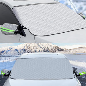 Muchkey venta al por mayor PE ajuste Universal <span class=keywords><strong>Protector</strong></span> ventana delantera parasol cubierta camión Suv parabrisas nieve cubierta - Product Image 2