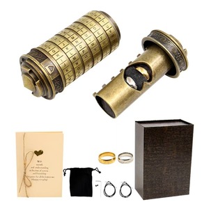Candado con Contraseña Cryptex del Código DaVinci, Rompecabezas de Inteligencia, Regalo Divertido y Romántico de Papel para Amigos, Juegos de Ingenio - Product Image 4