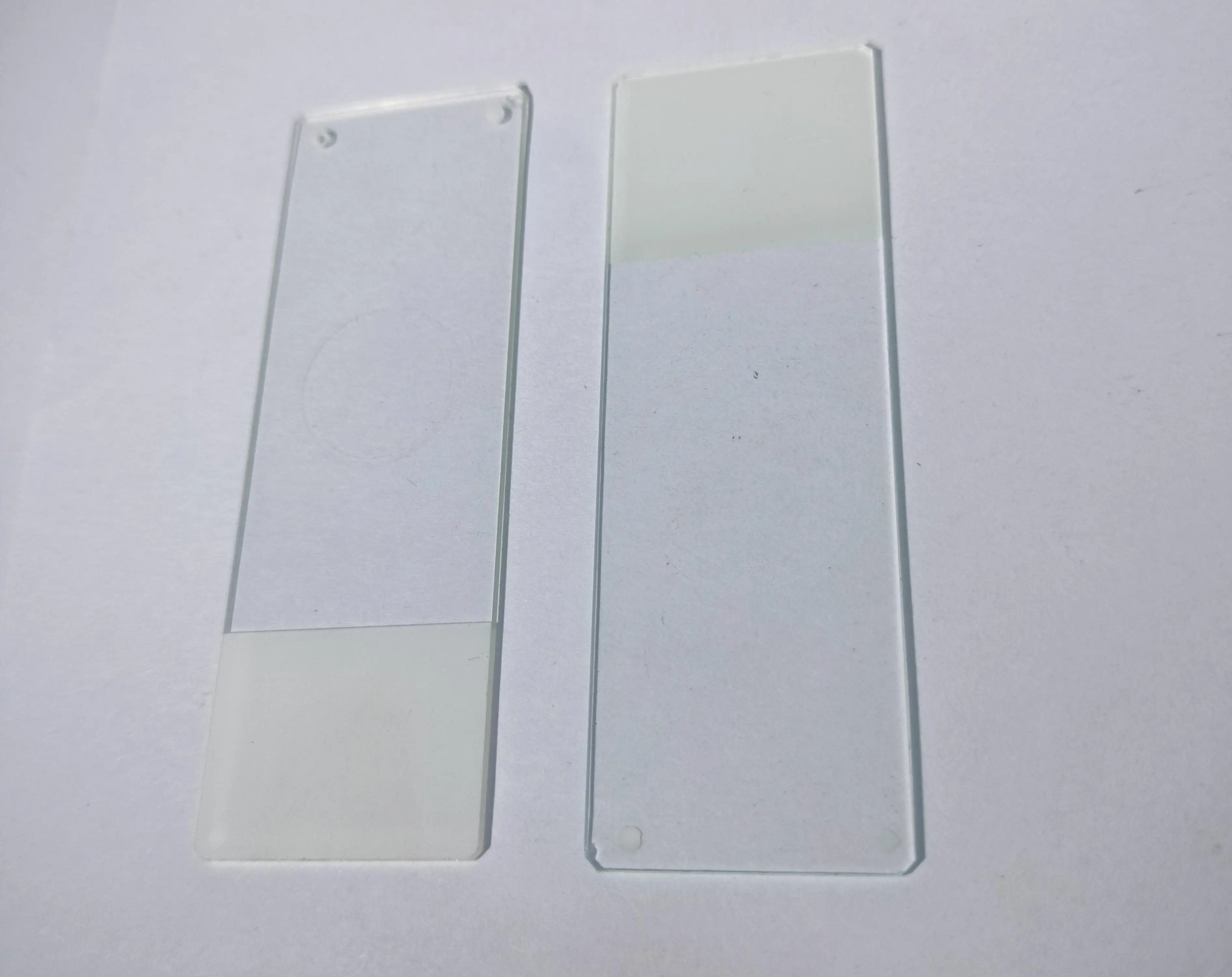 Fatias de vidro transparente personalizadas de fábrica