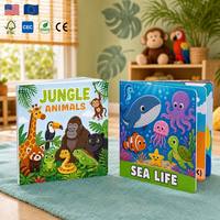 Livre interactif intelligent pour enfants avec réalité augmentée (RA) personnalisé, application interactive, animation 3D, impression de livres pour enfants