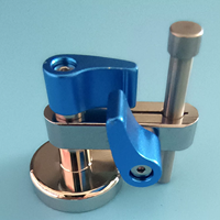 Localisateur magnétique auto-centrant pour pièces, étau magnétique avec mors parallèles de 50 mm, dispositif de positionnement CNC en acier