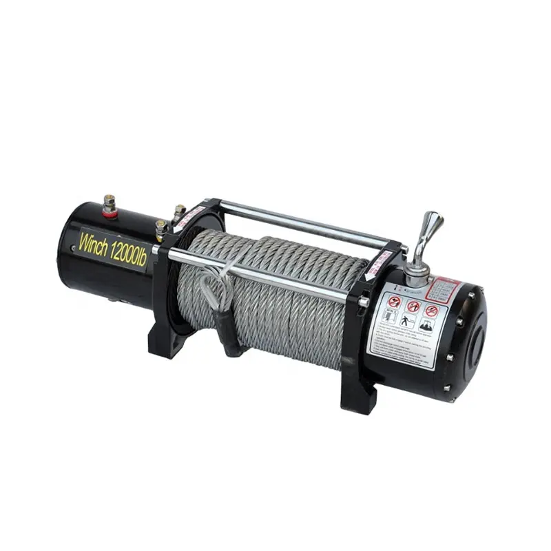 120v treuil électrique avec télécommande sans fil électrique treuil d'ancre pour petits bateaux 12v-6000lbs-electric-winch électrique treuil-5-tonnes