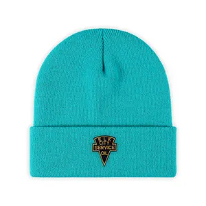 Gorro de lana con diseño bordado de logotipo personalizado, gorro de punto elástico con logotipo de equipo de empresa DIY, gorro cálido de invierno para hombres y mujeres, gorro de punto