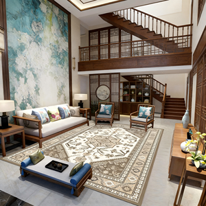 Alfombra Antideslizante con Relieve Tejido Impreso en 3D para Restaurante - Product Image 4