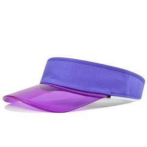 Tùy Chỉnh Trong Suốt <span class=keywords><strong>Visor</strong></span> <span class=keywords><strong>Hat</strong></span> Đầy Màu Sắc Vành Mũ Bóng Chày Thoáng Khí Và Linh Hoạt Topless Mặt Trời <span class=keywords><strong>Hat</strong></span> - Product Image 4