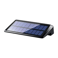 Projecteur mural solaire LED étanche en PC pour signalisation routière extérieure, clignotant de sécurité