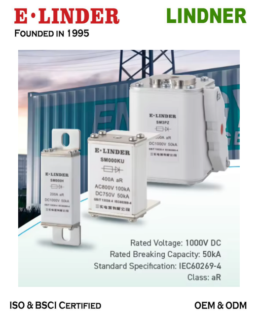Energy System fuse Semiconductor protection fuse aR Fuse gR Fuse gS Fuse AC 690V DC690V AC 1250V 1000VDC 10A-4000A and PV Fuse