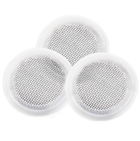 Joint d'étanchéité rond à trois pinces en silicone/EPDM/PTFE en caoutchouc sanitaire de qualité alimentaire KQ avec maille d'écran en acier inoxydable