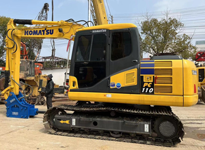 Komatsu รถตักดินระบบไฮดรอลิกมือสอง PC110การบำรุงรักษาง่าย - Product Image 4