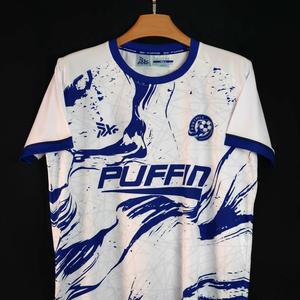 PUFFIN SPORTS เสื้อฟุตบอล แขนสั้น คอกลม พิมพ์ลายแบบซับลิเมชั่น ระบายความชื้นได้ทุกฤดูกาล ผู้ใหญ่ ทรงปกติ - Product Image 4