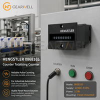 Compteur totalisateur Hengstler 0868165 24VDC 2.5W, compteur d'impulsions mécanique pour la production industrielle