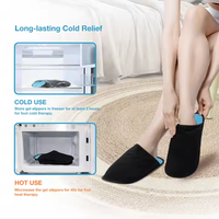 Chaussons de thérapie chaud-froid à action rapide pour pieds gonflés et douloureux - Chaussons rafraîchissants pour neuropathie, chimiothérapie