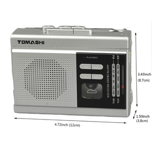 Reproductor de Casetes Portátil con Altavoz Integrado, Radio AM/FM, Reproductor Walkman con Tarjeta SD - Product Image 5