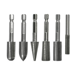 Juego de brocas eléctricas hexagonales transfronterizas para tallado de madera, fresa rotativa, cabezales de desbaste de forma irregular para agujeros en madera - Product Image 2