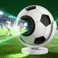 Projecteur portable de poche OMIKAI HY300 F en forme de ballon de football, compatible Android 14, prise en charge du lancer court, 720P HD, WiFi