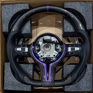 Volante Deportivo de Fibra de Carbono Personalizado que Mejora el Rendimiento del Automóvil para <span class=keywords><strong>BMW</strong></span> F05 F07 F30 F10 F12 F36 F20 F32 M3 M5 E70 E90 - Product Image 1