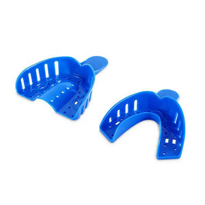 Kit professionale di stampaggio denti monouso in plastica per impronta dentale con Design Grillz blu scuro - Product Image 1