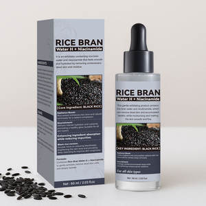 Ampoule exfoliante au riz noir à étiquette privée, anti-rides, hydratante, raffermissante, soin de la peau liquide, sérum pour la peau au riz noir - Product Image 1