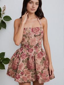Mini Abito Estivo Boho Floreale Aderente Senza Spalline con Schiena Scoperta e Dettagli Arricciati <span class=keywords><strong>Anj</strong></span> Guangdong - Product Image 6