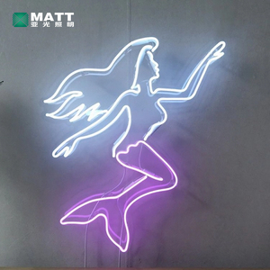 Personalizado Sea Maid Mermaid <span class=keywords><strong>Neon</strong></span> <span class=keywords><strong>Sign</strong></span> Sexy Girl Oceano Princesa Led Night Light para Quarto Kids Room Decor Wall Art/Presente/Party Home - Product Image 3