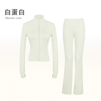 Vêtement de danse moderne, haut à manches longues très extensible, manteau de gymnastique printemps automne, tenue d'entraînement de ballet, devant, grande taille, pour examen artistique
