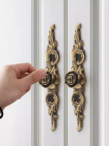Hot Sale Solid Brass <strong>Antique</strong> Handle Kitchen Cabinet Handles <strong>Drawer</strong> <strong>Knobs</strong> - Product Image 2