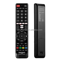 Control Remoto Universal para TV LED/LCD Inteligente TX-09E, Código Fijo, Funciones Personalizables, 57 Teclas, Alcance de 30m, Material Plástico